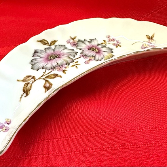 Antique Crescent Moon Side Dish / Salad Dish / Catch All Dish - Picture 2 of 5